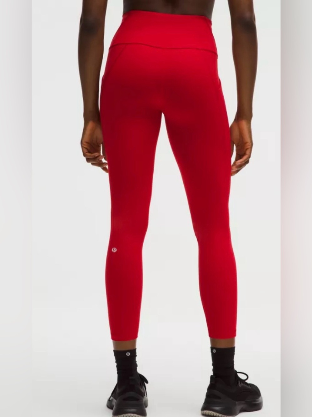 Lululemon Wunder Train High Rise Leggings 25” Oxford Red Size 2 Pockets - Picture 2 of 10